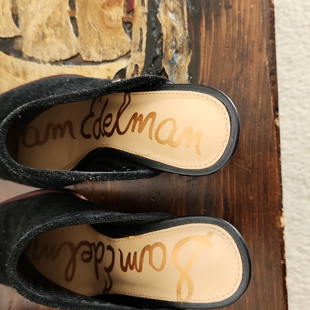 Sam Edelman black suede mules - Picture 3 of 5